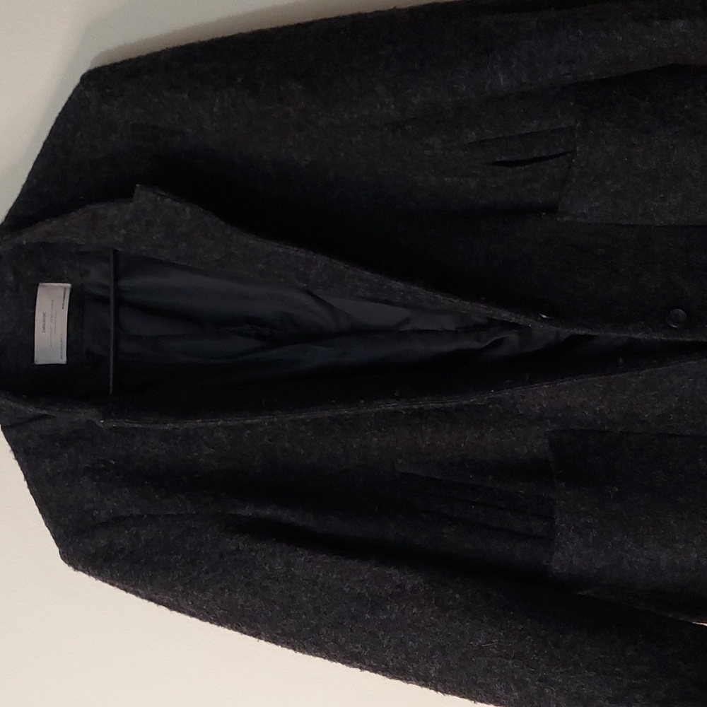 ZARA BLACK TRENCH COAT - Picture 2 of 6